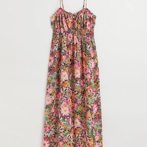 H&M Smocked Cotton Dress